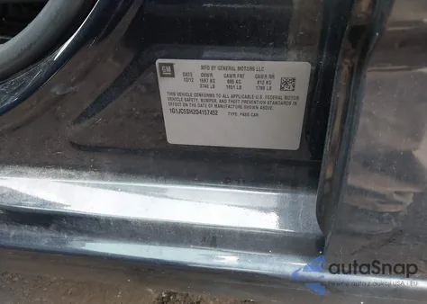 2013 Chevrolet Sonic Lt Auto from USA, damaged, VIN 1G1JC5SH2D4157452